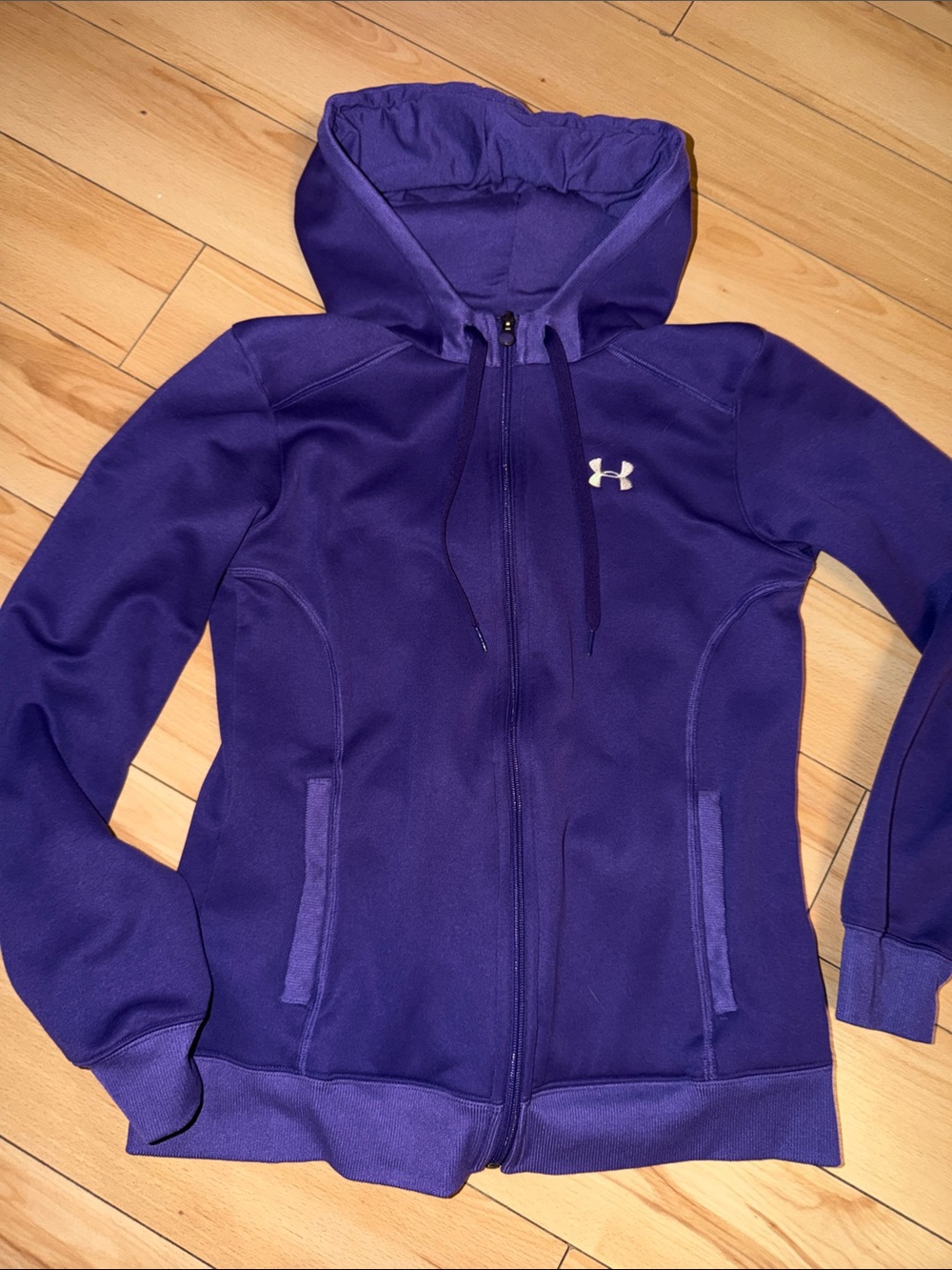 Under Armour Purple Full-Zip Hooded Jacket